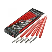 Essdee Scraper Cutter And Handle Set 10 Assorted 