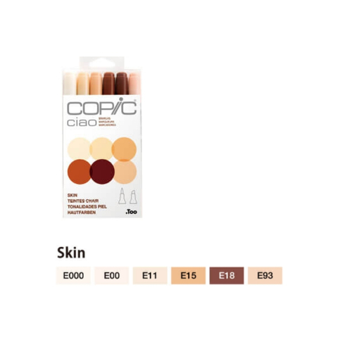 Copic Ciao Set 6 Skins PRE-ORDER 2022