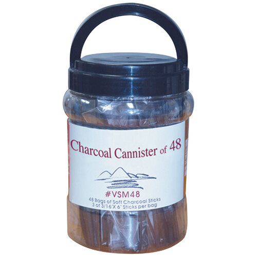 Charcoal Canister 48 Soft Sticks 