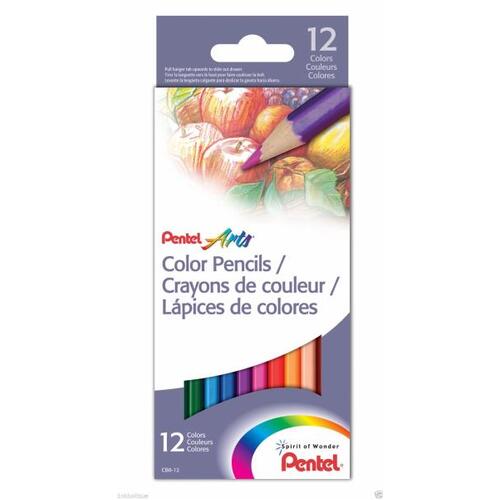 Pentel Colour Pencil Set 12